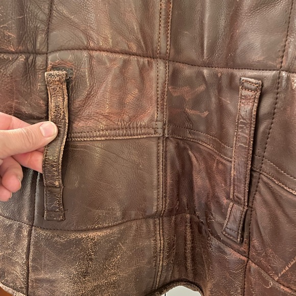 Men’s Leather Jacket With Amazing Collar.  Very Warm! - Picture 9 of 9